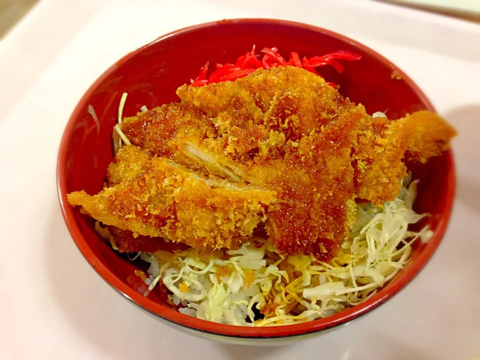 豚カツ丼🐷学食|ミツさん