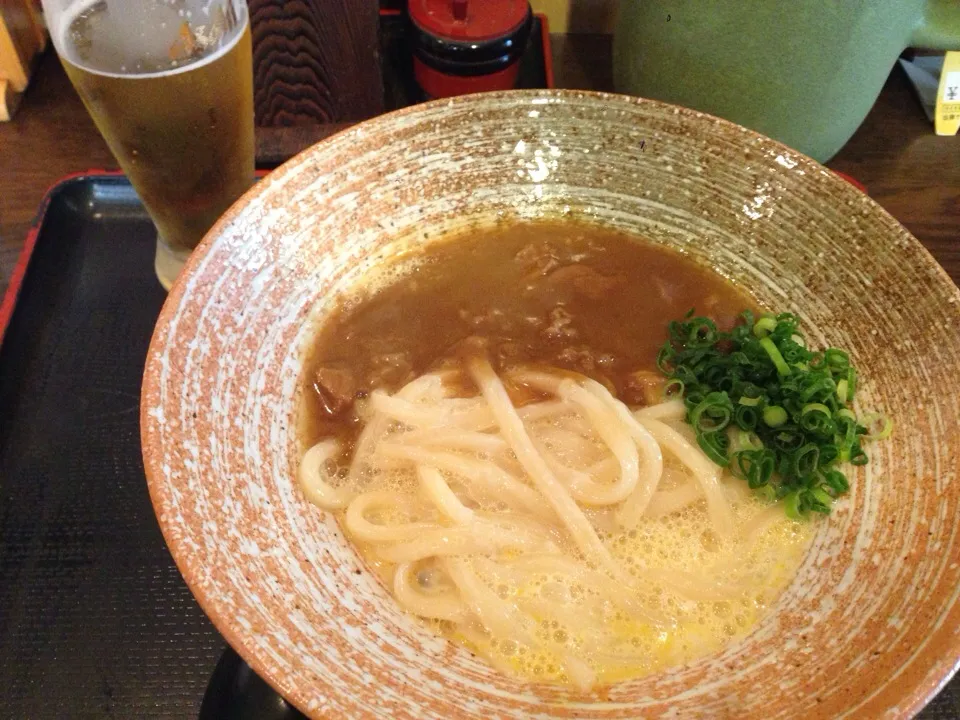 釜玉カレーうどん|たんぐるさん