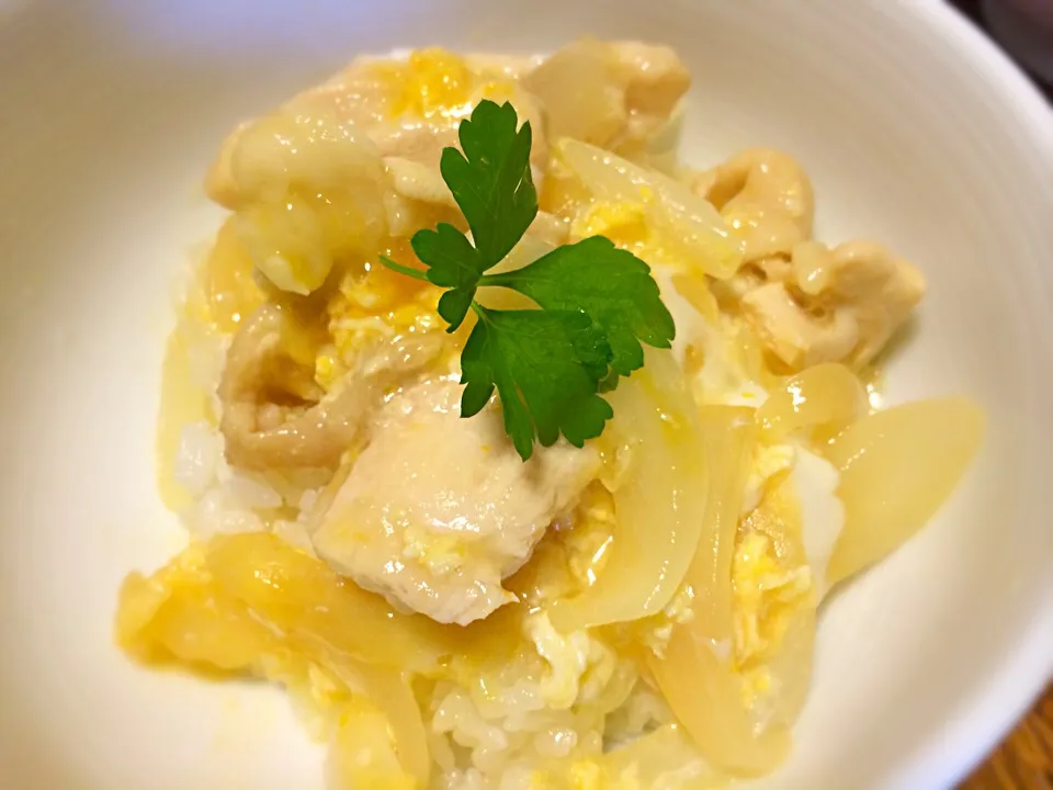 鳥ムネだけどジューシーな親子丼。片栗粉がコツ|tesasakiさん