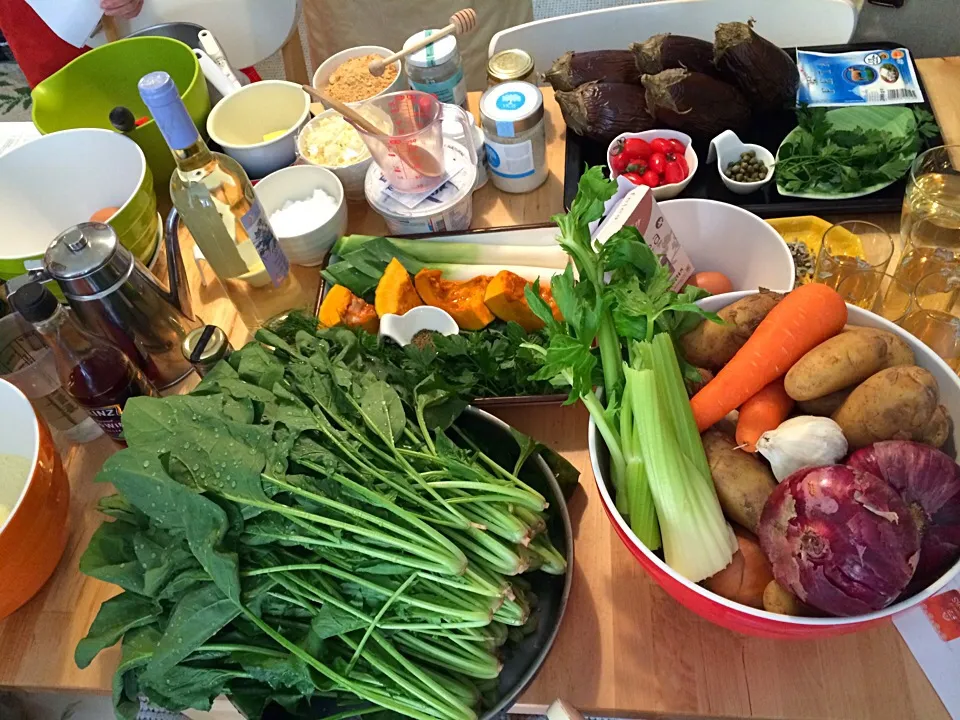 Ingredients of Ikarian cooking today;)|aястасияさん