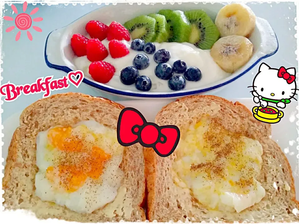 Simple Sunday breakfast💁💞|🌷lynnlicious🌷さん