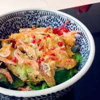 Snapdishの料理写真:野菜たっぷりのロースカツ丼♥︎|ありささん