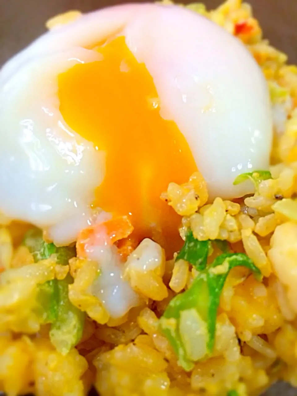 Shrimp Fried Rice with Tamago onsen|Art Yuudhaさん