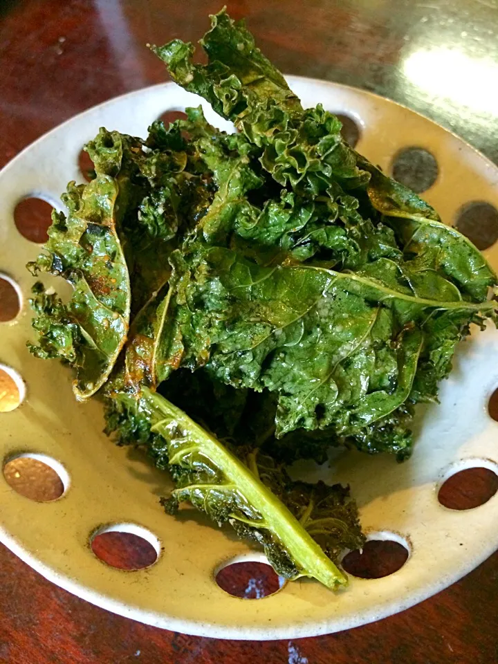 Kale chips cheese chili|aiさん