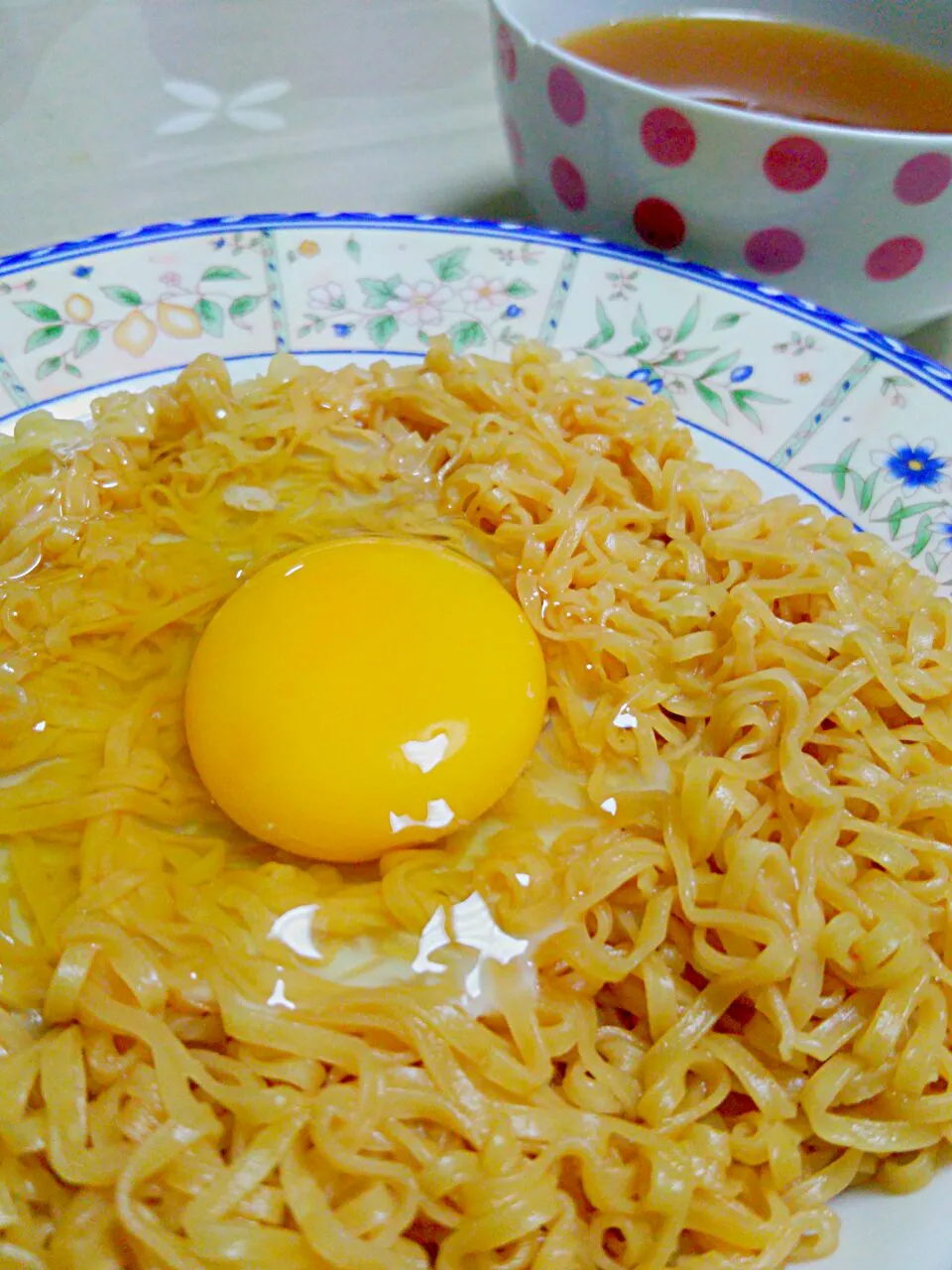 釜たまチキンラーメン作ってみた✨|ちはるさん