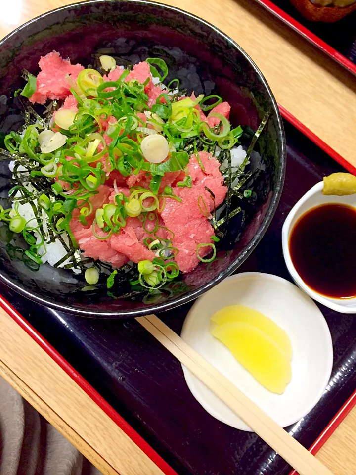 本日は京セラドームの帰りの晩ご飯でねぎとろ丼꒰٩๑˃̶ ᴗ❛ั๑۶꒱ ǂｬｯﾎ~ｲ♬|ゆうちゃんさん