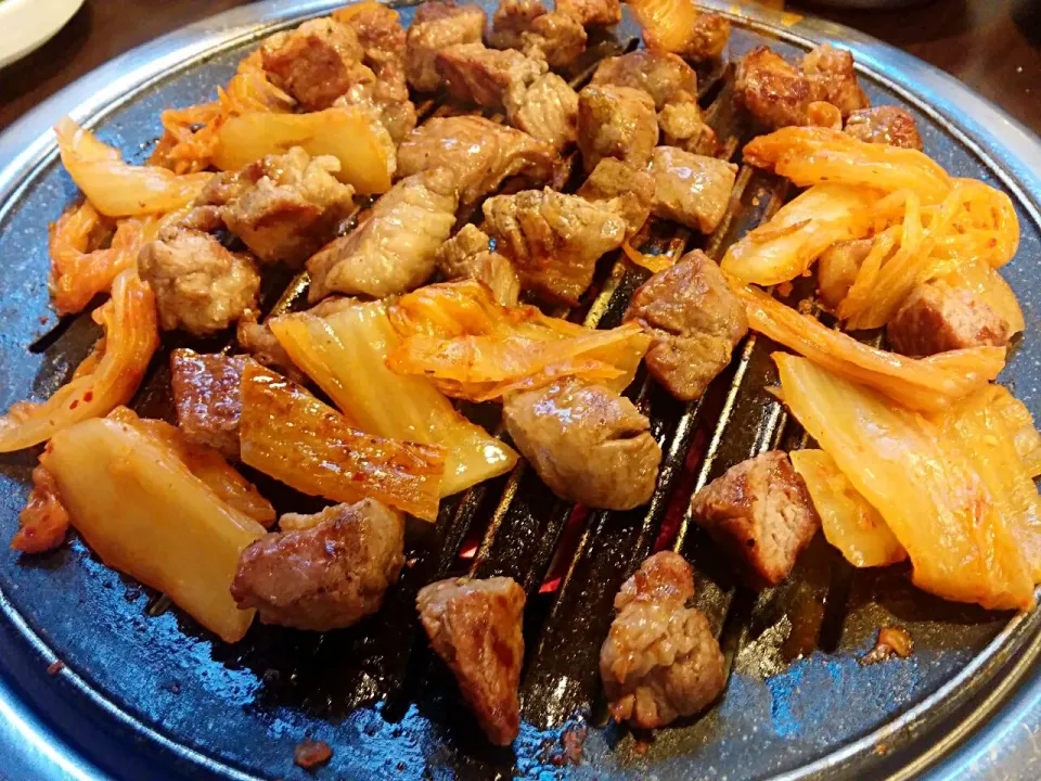 Snapdishの料理写真:pork * kimchi|Yumiさん