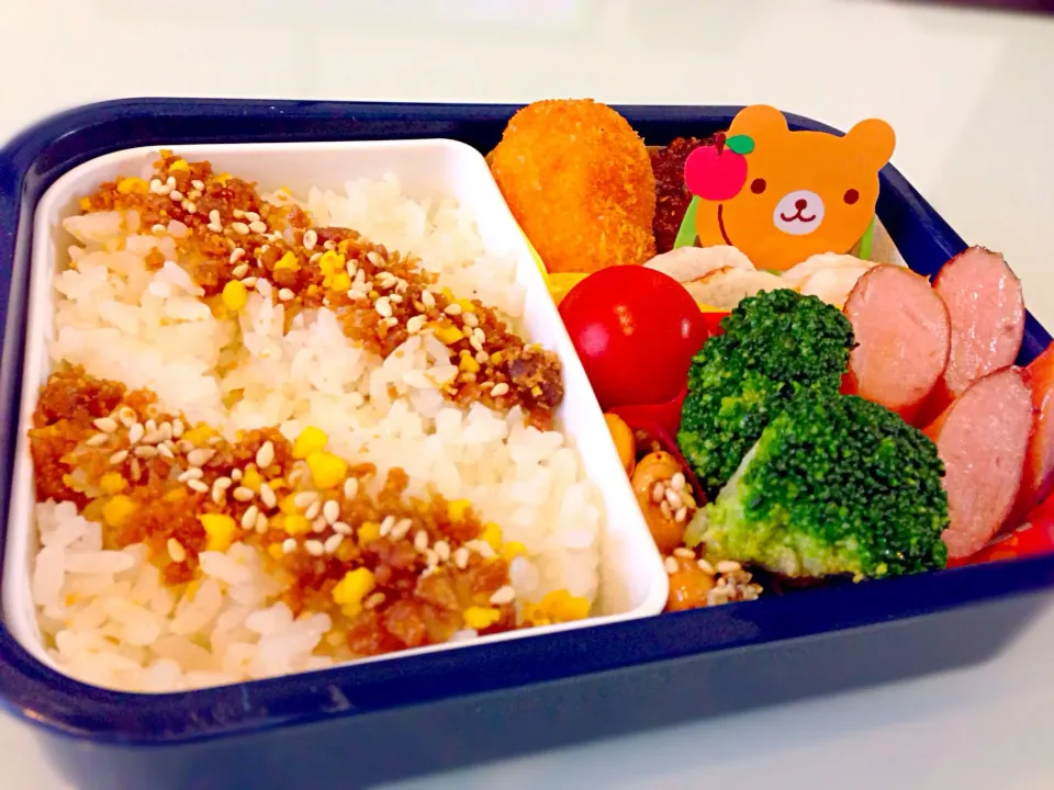 Snapdishの料理写真:長芋の梅肉はさみ焼き弁当|のぞみさん