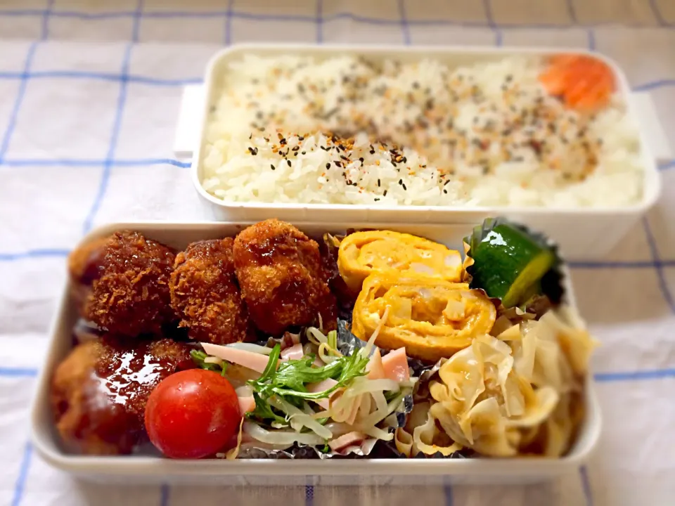 Snapdishの料理写真:男子高校生のお弁当|ベスさん