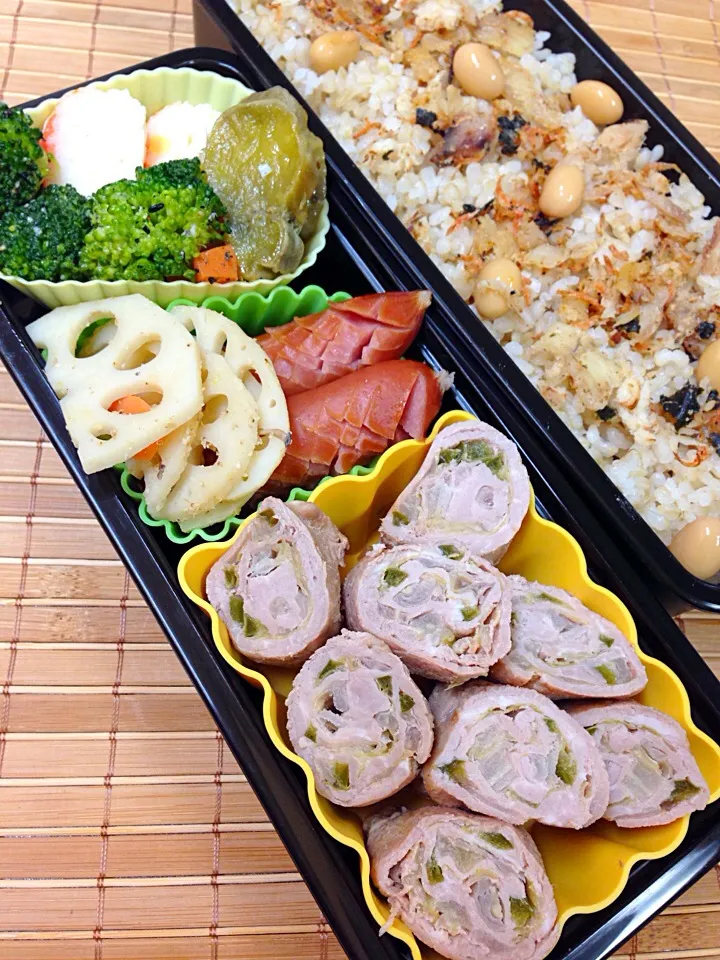 Snapdishの料理写真:旦那さんお弁当|きよさん