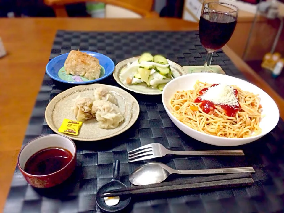 🍝昨晩の深夜の晩餐🍷|マニラ男さん