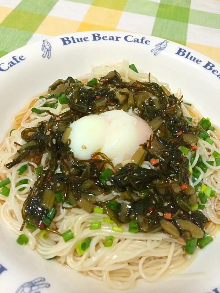 今日はねばねば素麺！|みきさん