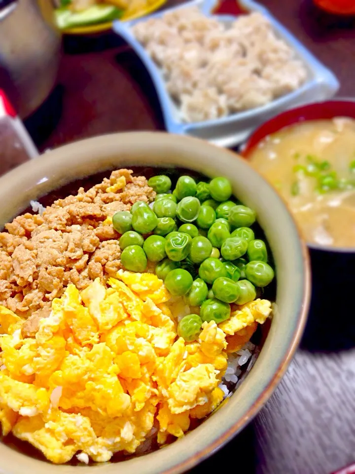 三色丼♥︎|けみさん