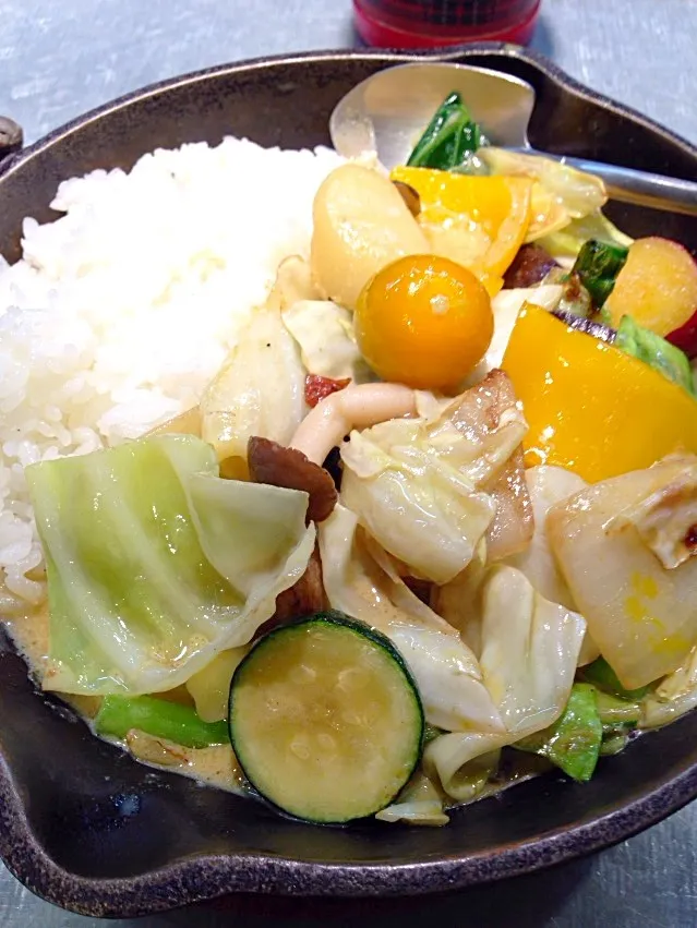 1日分の野菜グリーンカレー|Hironori Matsuoさん