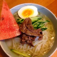 Snapdishの料理写真:お手軽冷麺|タカ☆さん