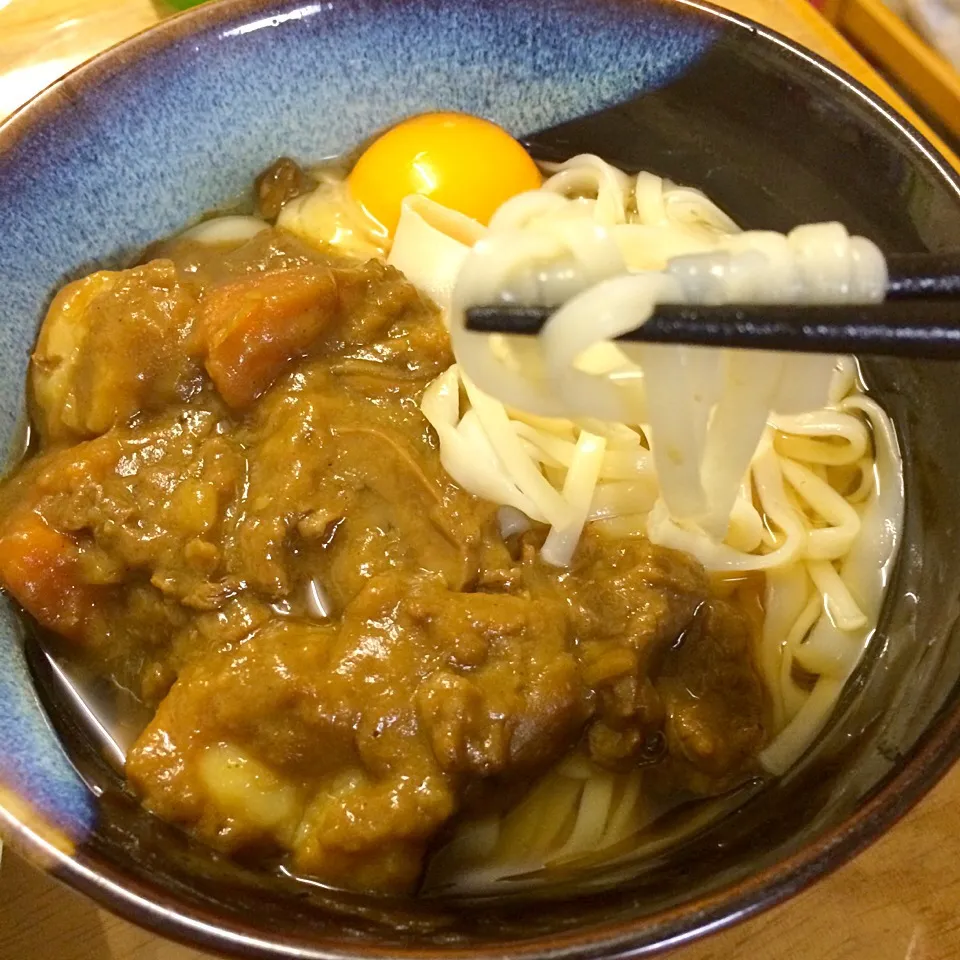 Snapdishの料理写真:カレーうどん|maixx ใหม่さん