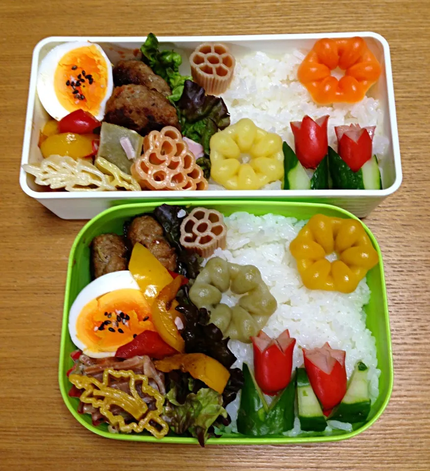 ５月２７日２人弁当🌷🌺|川上千尋さん