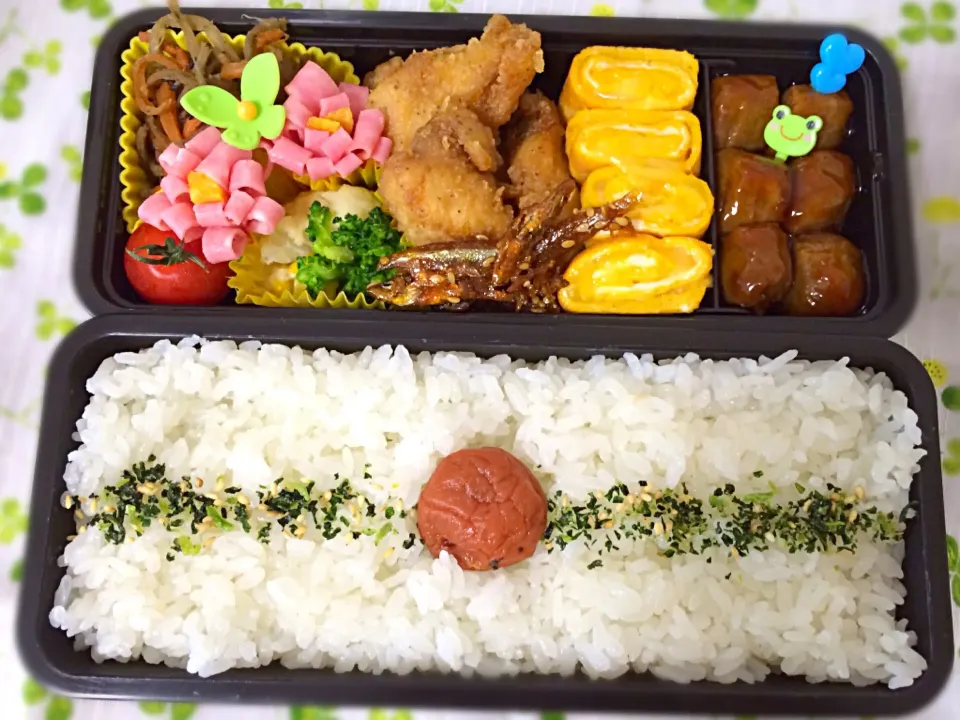 Snapdishの料理写真:5月27日旦那さん弁当♡|つんさん