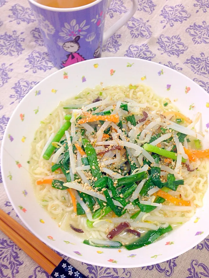 簡単野菜ラーメン|えりのすけさん