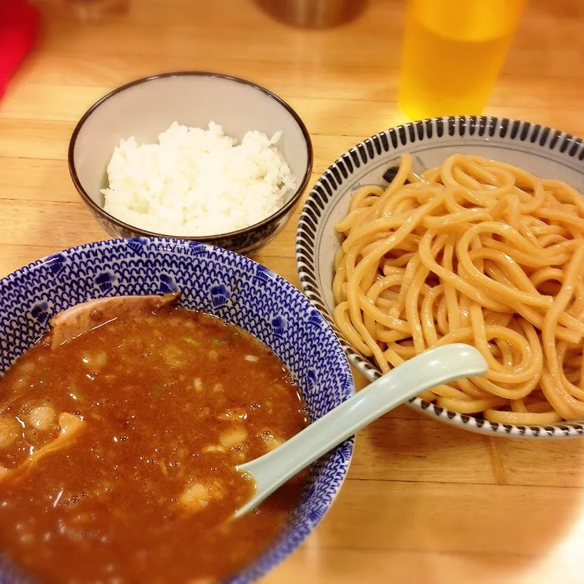 Snapdishの料理写真:濃厚魚介醤油つけ麺|美也子さん