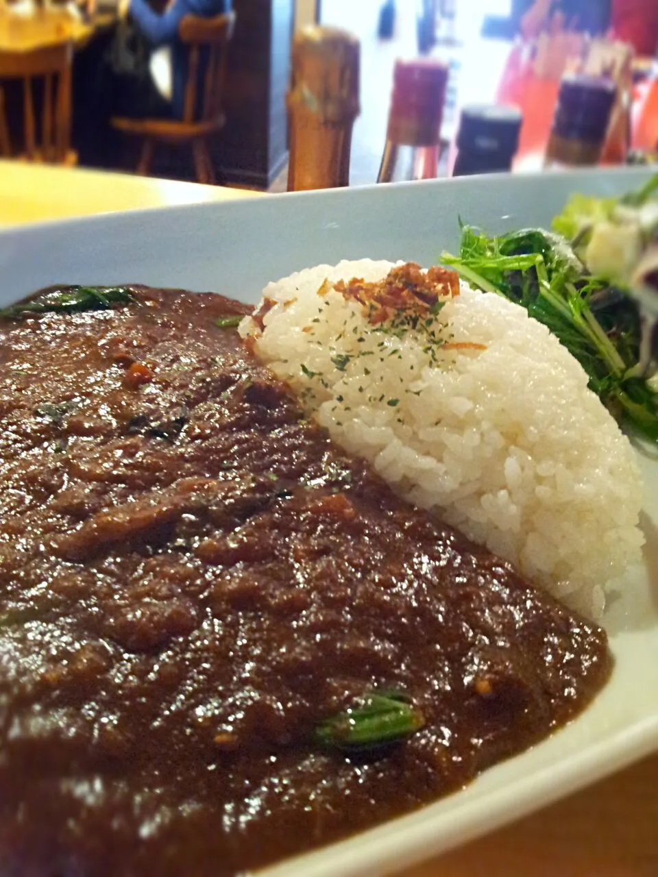 牛すじ肉とホウレン草のカレー|Jetexasさん