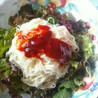 Snapdishの料理写真:비빔국수 bibim guksu|LNYさん