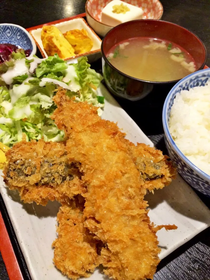 ランチは、鰯フライ定食。|Takashi H.さん