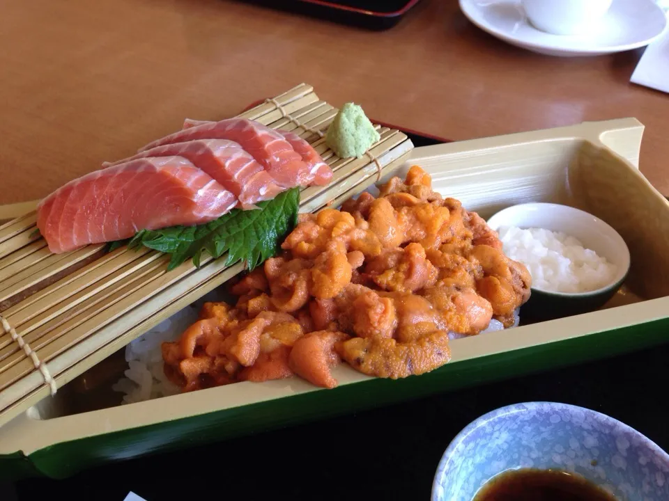 春ウニ丼&銀聖|まっくさん