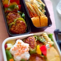 Snapdishの料理写真:Ｉ♥︎妻弁当|やぁさんさん