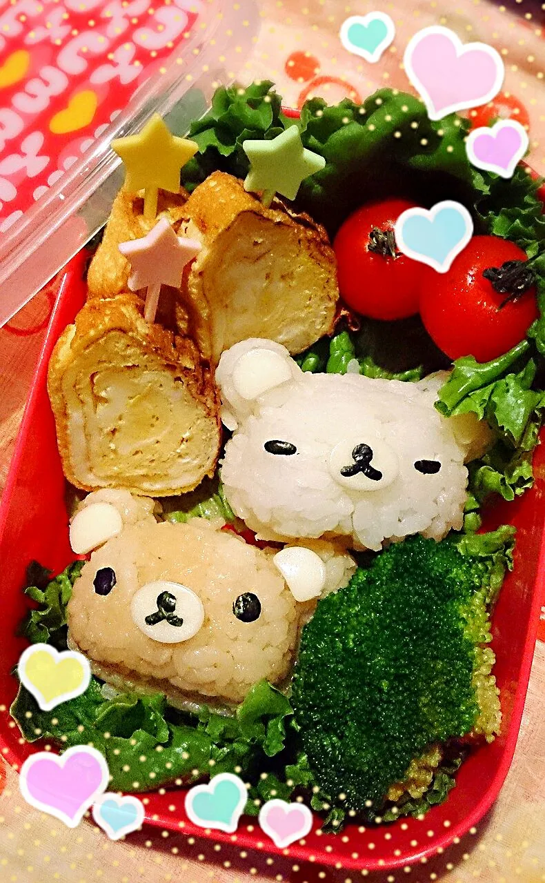 Snapdishの料理写真:★リラックマ弁当★|B L U E 🍴さん