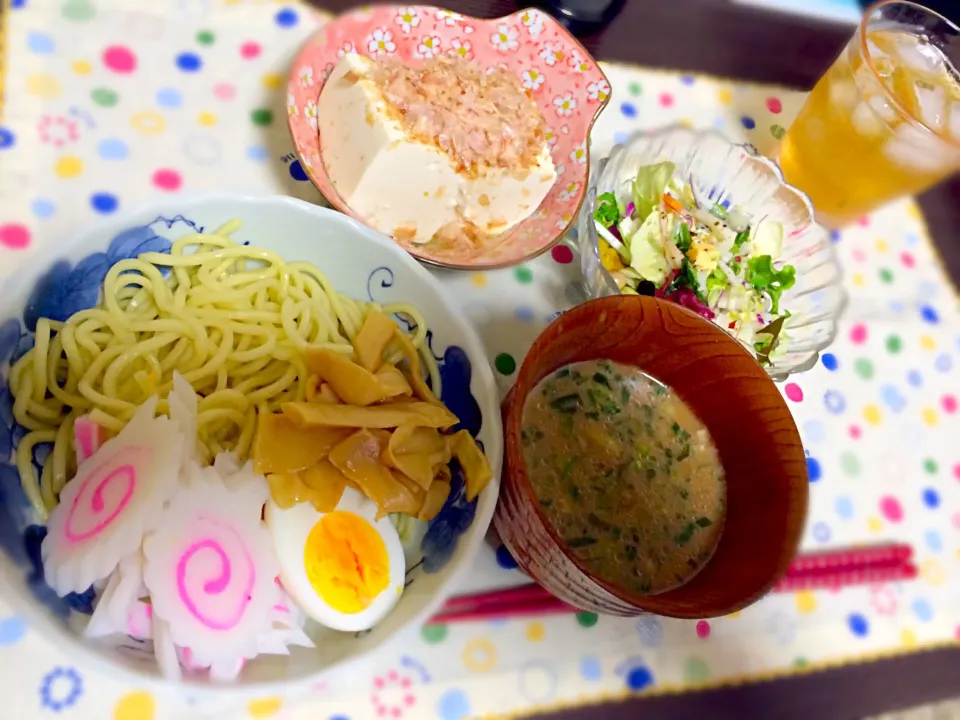 5月27日夕飯つけ麺♡|つんさん