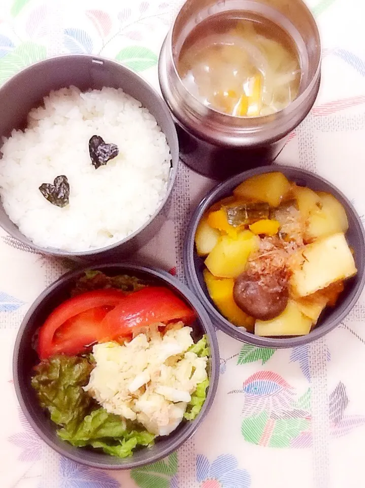 Snapdishの料理写真:5/28旦那弁🍱(⑅´∀`)σ)∀`*)♡”|さとう かおりさん