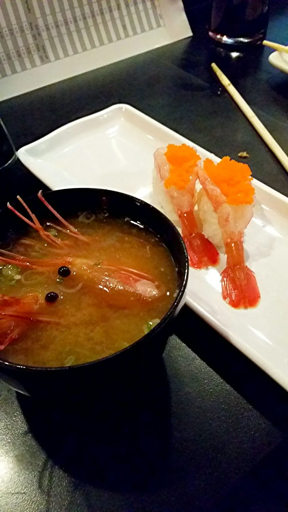 Sushi with miso soup|Cheryl Zengさん