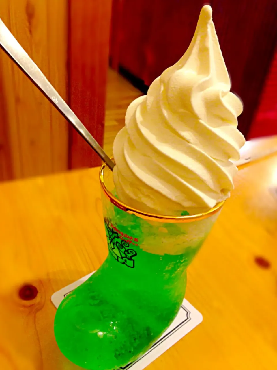 Snapdishの料理写真:コメダ珈琲 クリームソーダ🍦✨|Chirico❤️さん