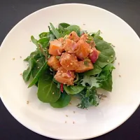 Ahi salmon salad|leannaさん