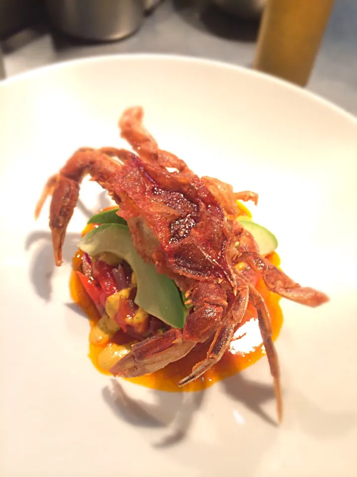 Soft crab escabeche|noe rodriguezさん