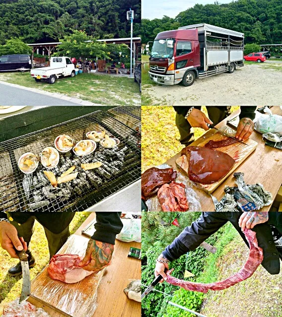 浜の仲買、漁師、牛のブローカーと一般人の僕、BBQ_1st.|hisoka7さん