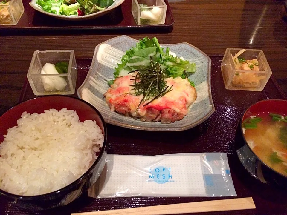 鶏肉の明太チーズかけ|こんどう かずゆきさん