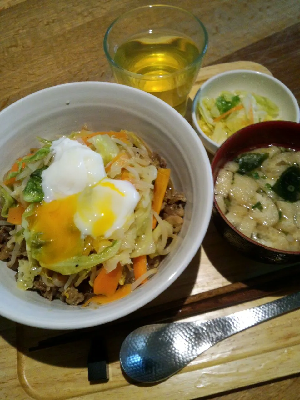 なんちゃって塩ダレ野菜牛丼♪|マカロンさん