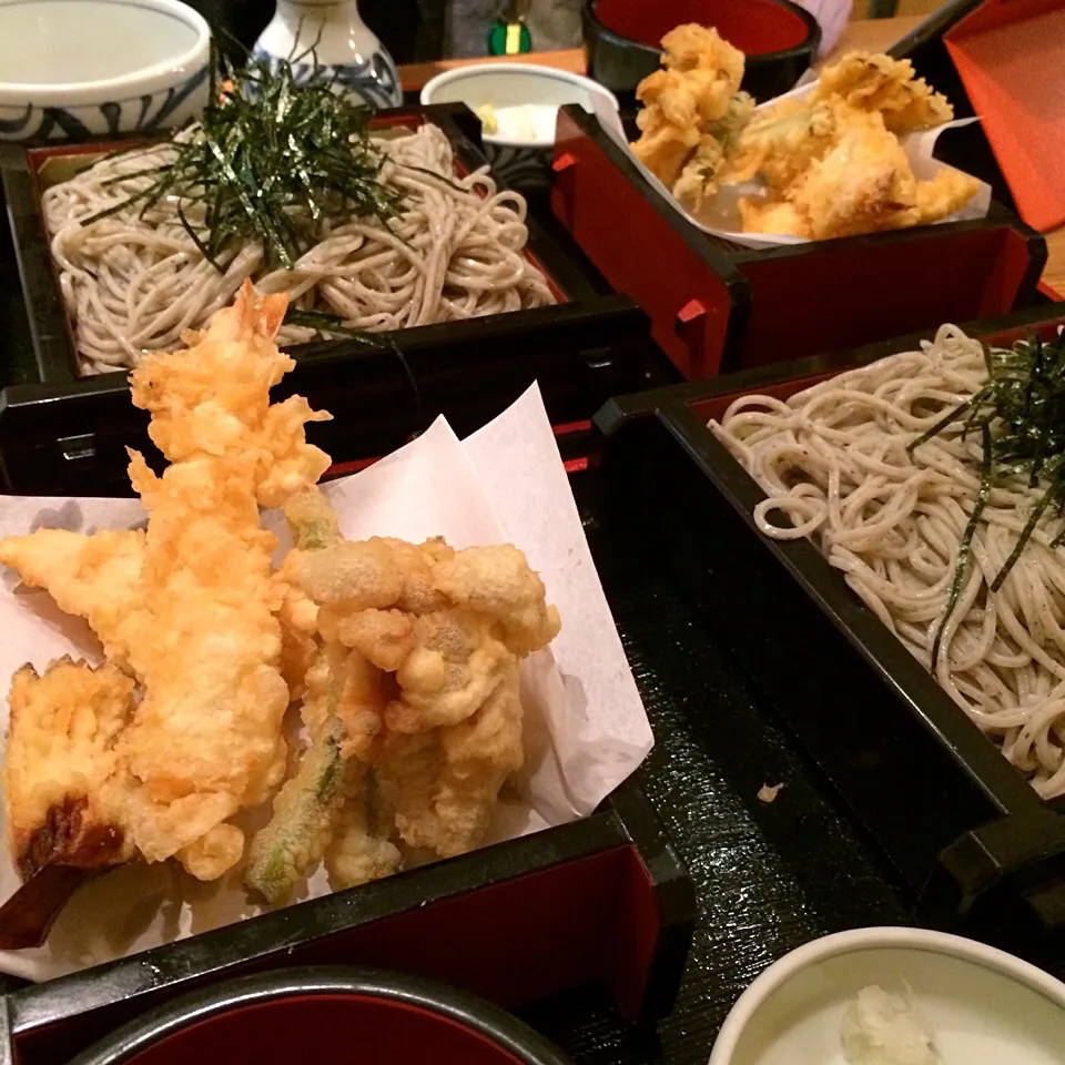 帰り道ご飯。
八雲で天ざる（＾∇＾）|しーさん