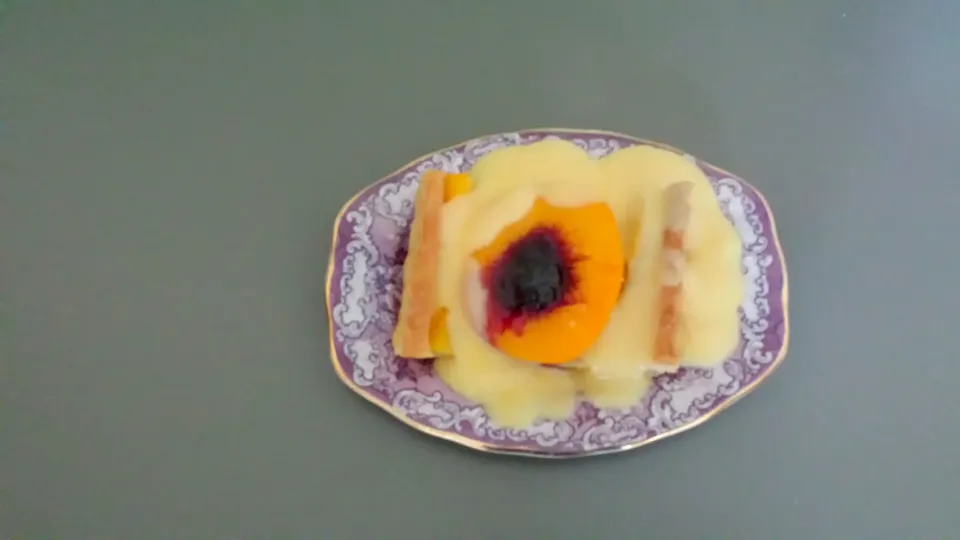 peach tart with archers peach schnapps|chandu patilさん