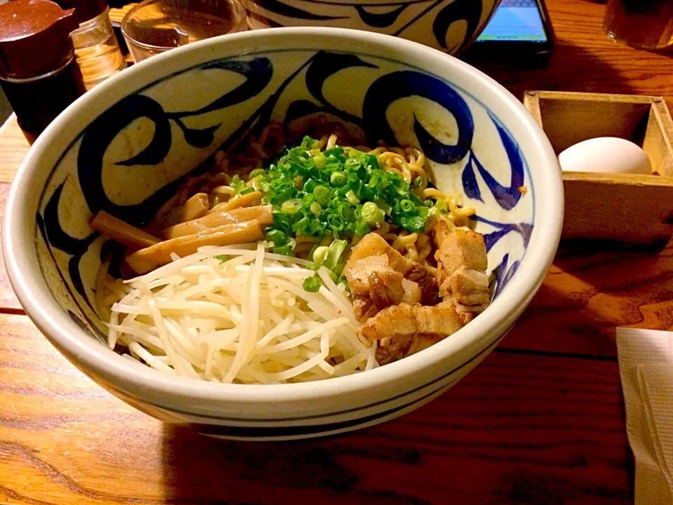 Snapdishの料理写真:帆立貝油撈麵😊👏|Ng Yin Tingさん