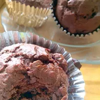 Chocolate-chocolate chip muffins|gabby tesarさん