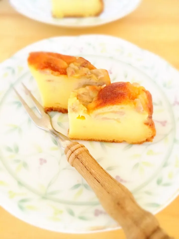 ひろりんさんの料理 超簡単♫混ぜるだけ♫ バナナカスタードケーキ♡|SAJAさん