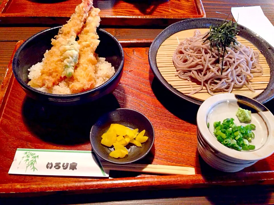 天丼と盛りそばセット|Shinpei Yamaokaさん