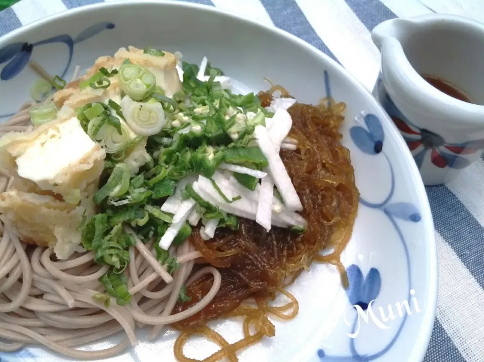 糖質控えめ>^_^<ちゅるちゅるネバネバお蕎麦♪|key♪さん