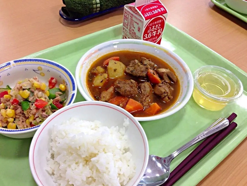 スープカレー 給食実習|ミリアさん