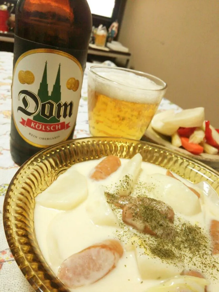 蕪のクリーム煮×ドムケルシュDom Kölsch|トミーサクさん