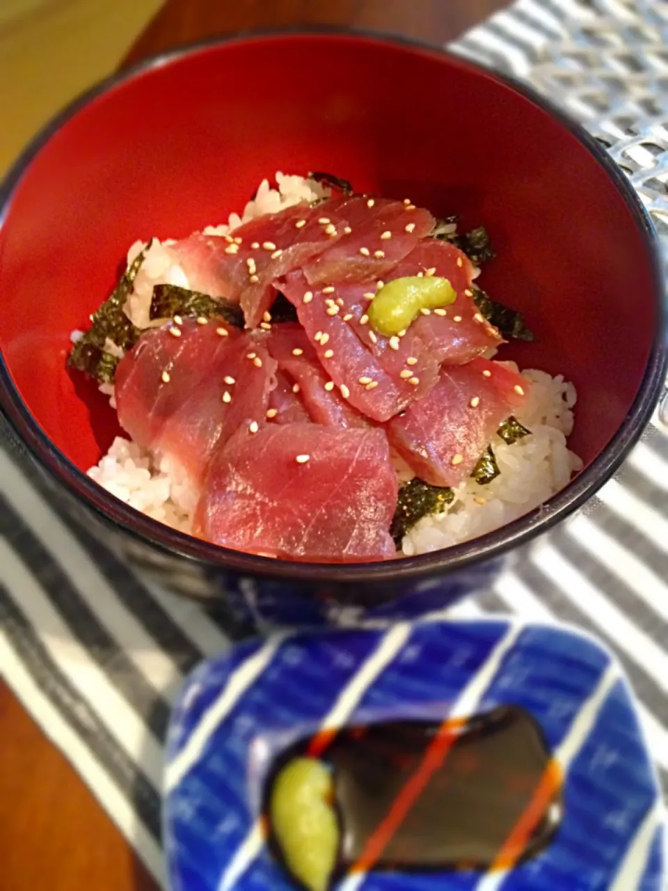 自宅で鉄火丼|みちるさん