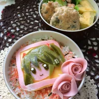 Snapdishの料理写真:初音ミク弁当|栗子さん